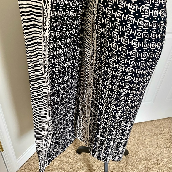 VINTAGE STYLEWORKS BLOCK PRINT ADJUSTABLE SARONG WRAP SKIRT - Picture 6 of 8